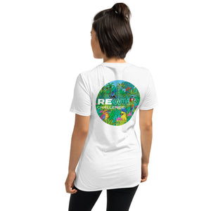 REWILD Challenge Unisex T-Shirt back design