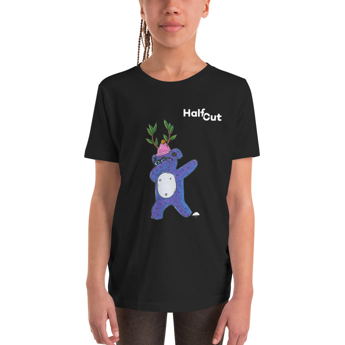 Dabbing Koala - Female Youth Tee (Black)