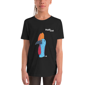 Carl Cassowary - Female Youth Tee (Black)