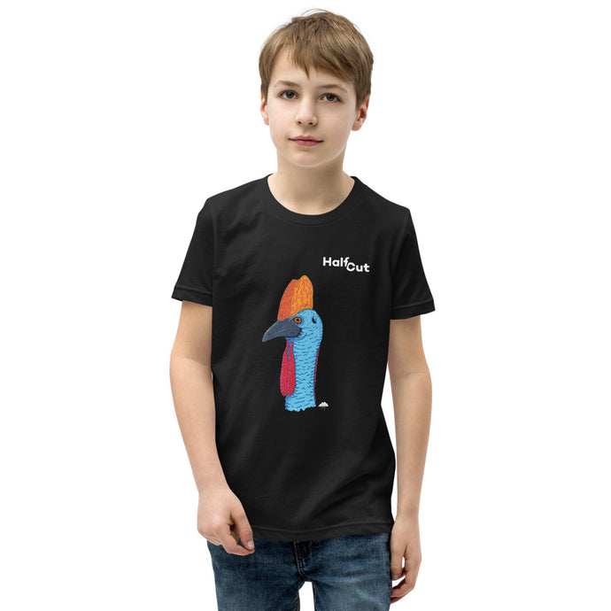Carl Cassowary - Male Youth Tee (Black)