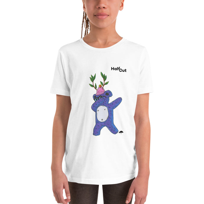 Dabbing Koala - Female Youth Tee (White)