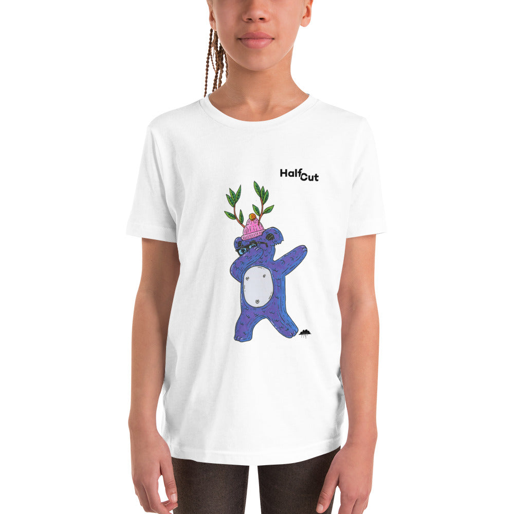 Dabbing Koala - Female Youth Tee (White)